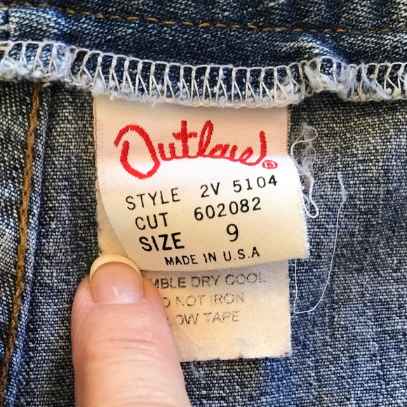 90’S PHYSCO BLUE OUTLAW SHORTS - Picture 11 of 16